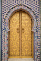 Obraz premium Gates of the Royal Palace. Fez, Morocco