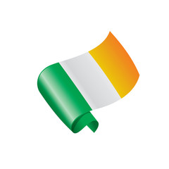 Ireland flag, vector illustration