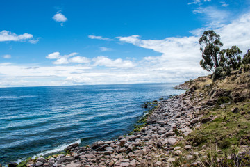 Fototapeta na wymiar Lago Titicaca - Puno. Perú