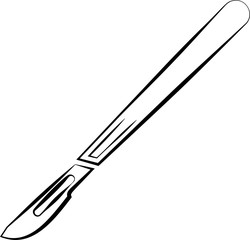 Surgical Scalpel Icon Design