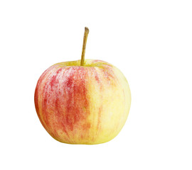 Isolated red fresh apple on white