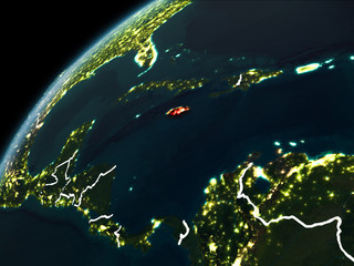 Night over Jamaica