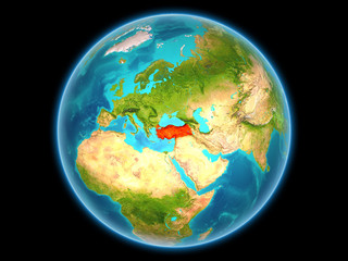 Turkey on planet Earth