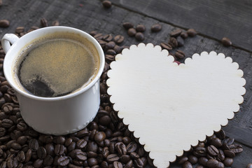 Coffee Cups and Happy Valentine's Day