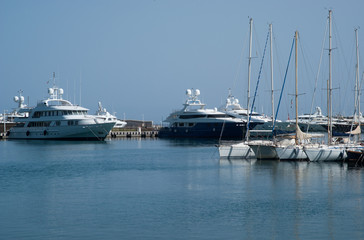 Fototapeta na wymiar Touristic harbour