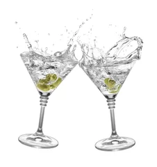 Foto op Plexiglas martini isolated on white © alter_photo