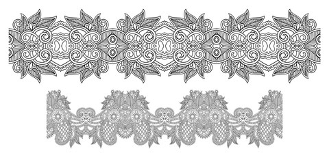 decorative stripe pattern, paisley floral design
