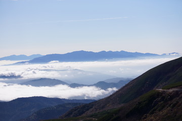 山頂　雲海