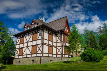 Wonderful rustic chalet in the Tatras Mountains in Slovakia. Ideal place to serenity rest surrounded by the wild nature. Attractive tourist area for any activities.