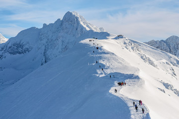 Touristic path in Tatra mountains near Kasprowy Wierch © velishchuk
