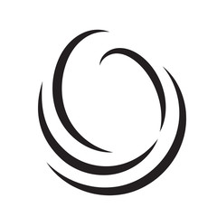Black crescent and circle logo © Pavel Kubarkov