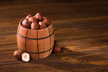 barrel of hazelnut