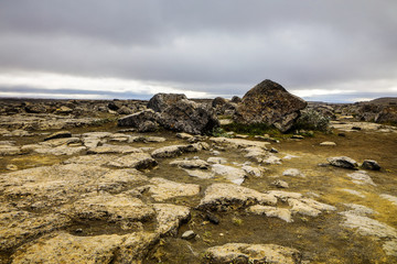 Fototapeta na wymiar Beautiful scenic landscape of Icelandic nature.