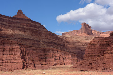 Fototapeta premium Red Rock Formations Near Canyonlands National Park, Utah.