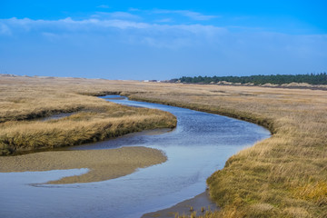 Gefährlicher Priel an der Nordsee