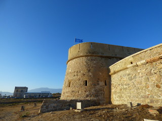 Fototapeta premium Los Baños de Guardias Viejas, localidad de El Ejido en la Provincia de Almería y la Comunidad autónoma de Andalucía (España)