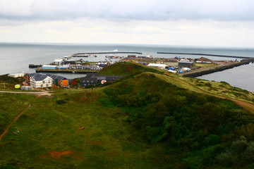 Das Hochland von Helgoland mit Blick zum Hafen