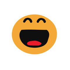 Facebook laugh face like