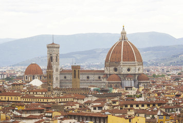 Fototapeta na wymiar Renaissance cathedral Santa Maria del Fiore in Florence, Italy