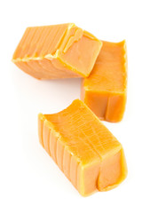 Hand made caramel toffee pieces