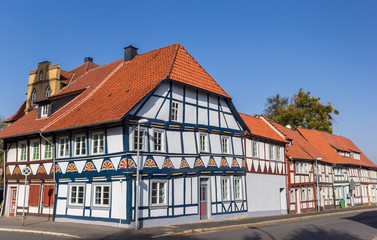 Colorful half timbered houses in Duderstadt