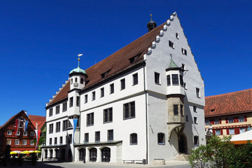 Obraz premium Nördlingen, Rathaus, Bayern, Deutschland