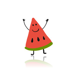 Watermelon, cute character for your design