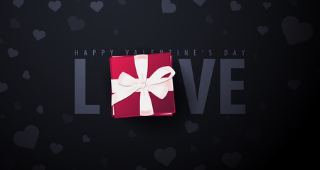 Valentines day sale background. Wallpaper, flyers, invitation, posters, brochure, voucher, banners. Vector illustration.