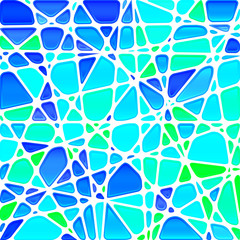 abstract vector stained-glass mosaic background