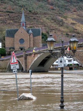 Hochwasser an der Mosel, Cochem