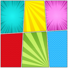Comic book light background