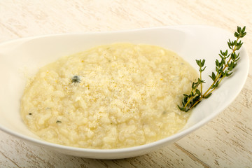 Risotto with blue cheese