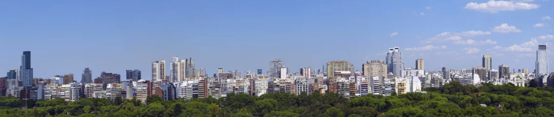 Foto op Plexiglas Panorama von Buenos Aires, Hauptstadt Argentiniens © sassenfeld