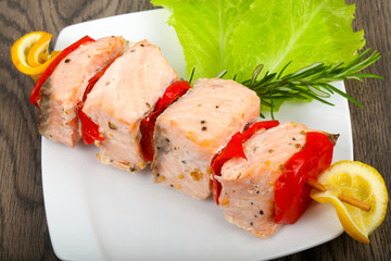 Salmon Skewer