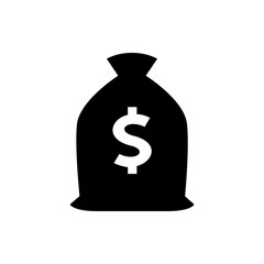 money sack icon illustration