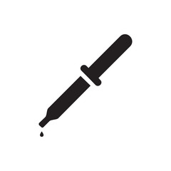 pipette icon illustration