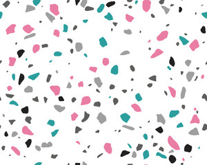 Terrazzo Pattern. Endless Background. 