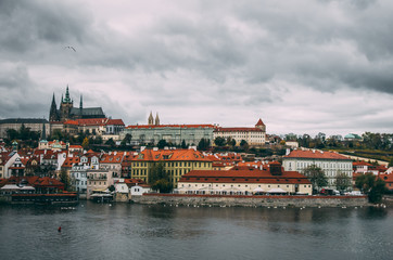Fototapeta premium Prague oldtown on a moody day