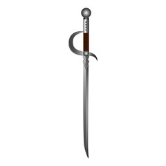 Isolated sword weapon