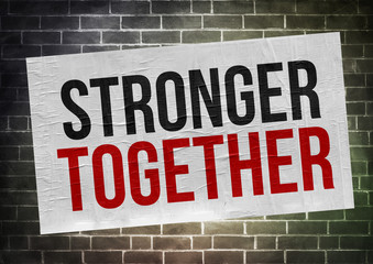 stronger together - poster concept