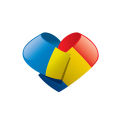 Chad flag, vector illustration