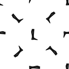 Human leg pattern seamless black