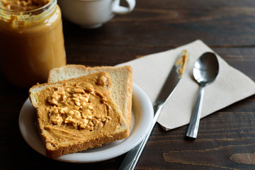 Peanut butter sandwich