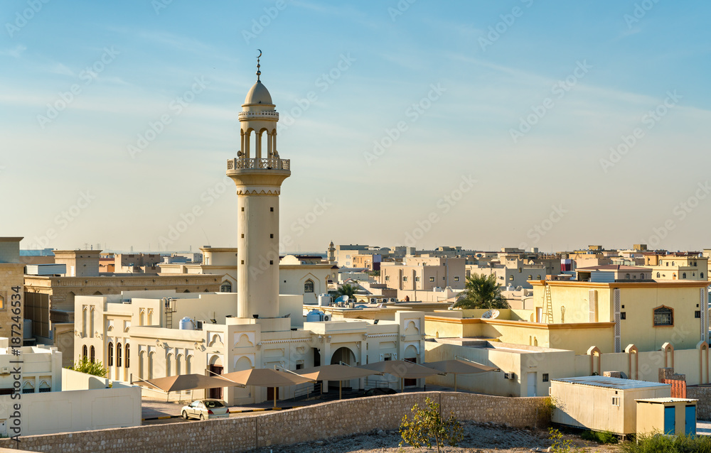 Poster Mosque in Umm Salal Mohammed, Qatar