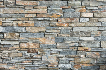 piled stone wall