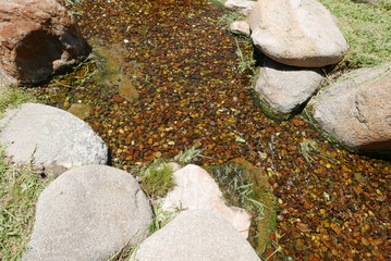 river and stone