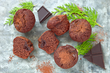 Schokoladen- Muffins