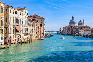 Obraz na płótnie Canvas View of the Grand Canal in Venice, Italy