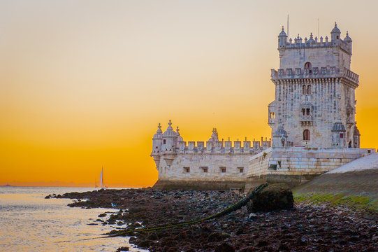 Belém Tower (Torre de Belém) or the Tower of St Vincent is a fortified tower located in the civil parish of Santa Maria de Belém in the municipality of Lisbon, Portugal.