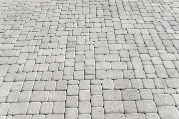 Stone tile pavement. Background